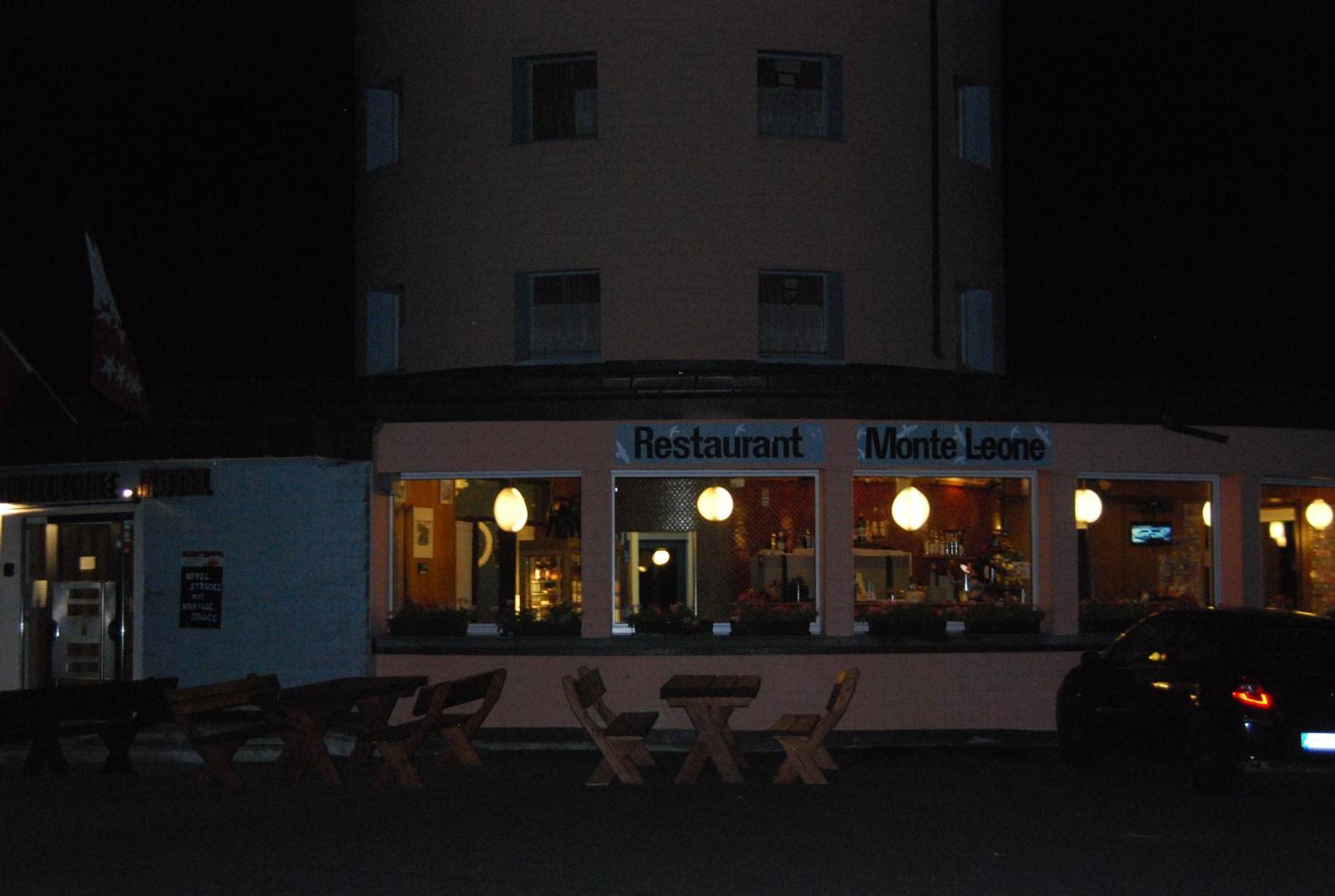 Hotel Restaurant Monte Leone Simplon Exterior foto